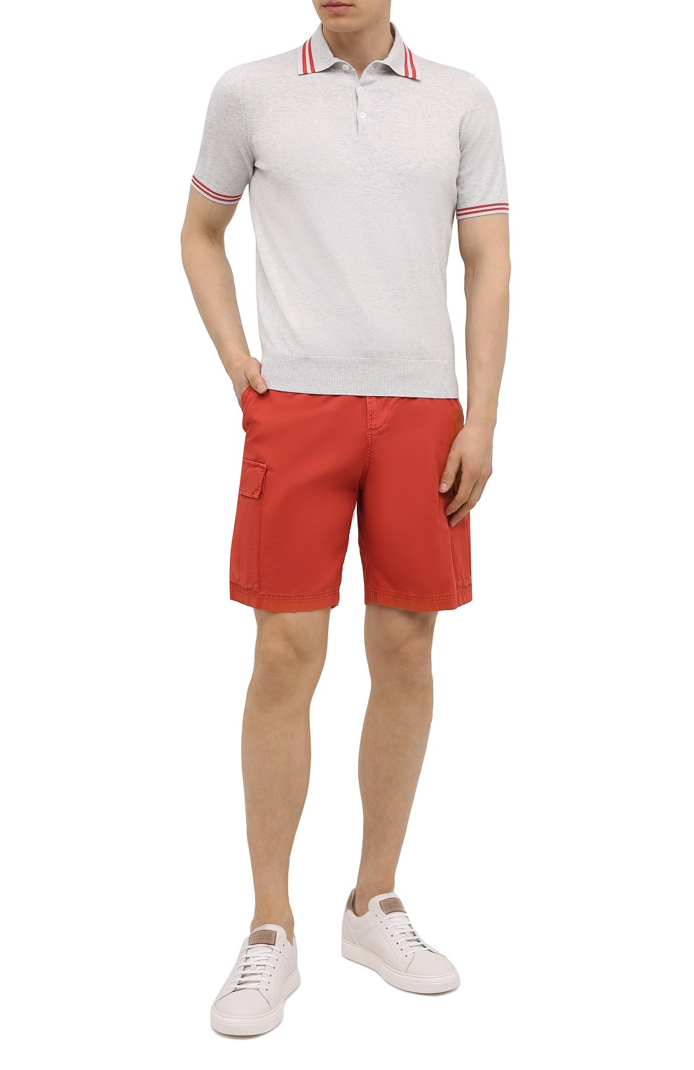 Хлопковые шорты BRUNELLO CUCINELLI, арт. M289LV0310, фото 2