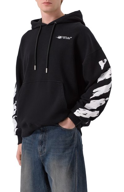 Хлопковое худи OFF-WHITE, арт. 0MBB085F25FLE00G, фото 3