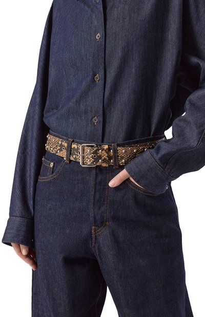 Кожаный ремень DRIES VAN NOTEN, арт. 251-011400-359, фото 2