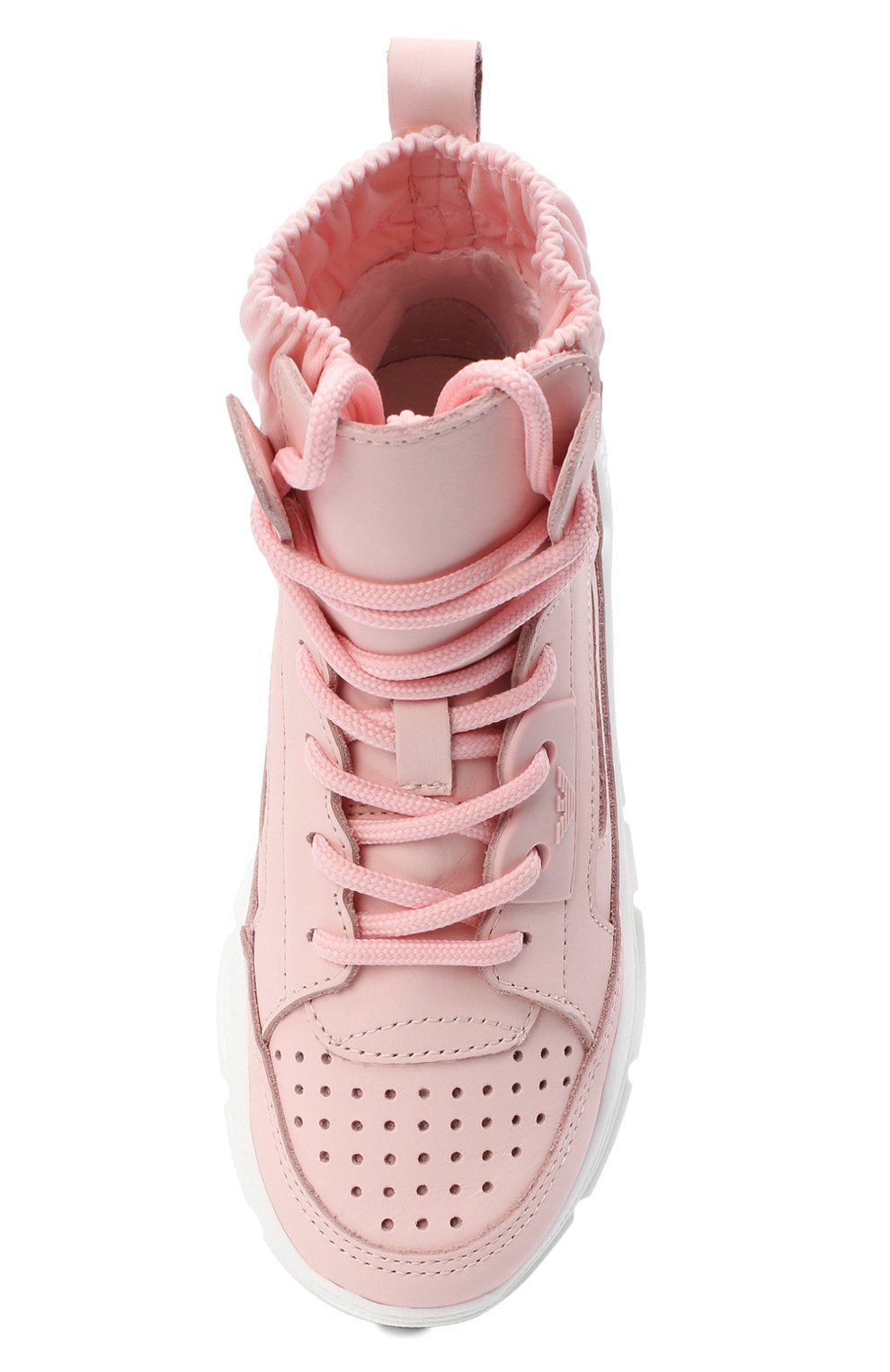 Высокие кожаные кроссовки EMPORIO ARMANI, арт. XYZ002/X0I39/35-40, фото 4