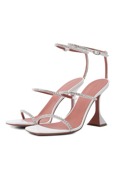 Женские кожаные босоножки gilda 95 AMINA MUADDI, арт. GILDA SANDAL 95/NAPPA