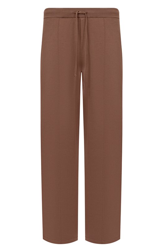 Брюки из шелка и хлопка 12 STOREEZ 136292 Коричневый 136292