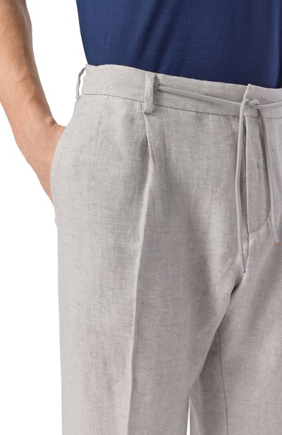 Льняные брюки PAUL&SHARK, арт. 26414057_001, фото 5
