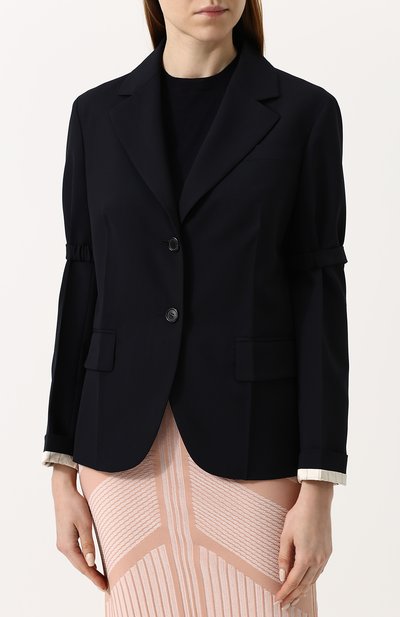Однотонный жакет свободного кроя PRADA, арт. P506G-RO1-F0008, фото 3