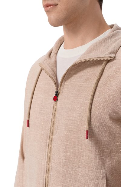 Куртка-рубашка из шерсти и шелка KITON, арт. UMC010K0615E10, фото 5