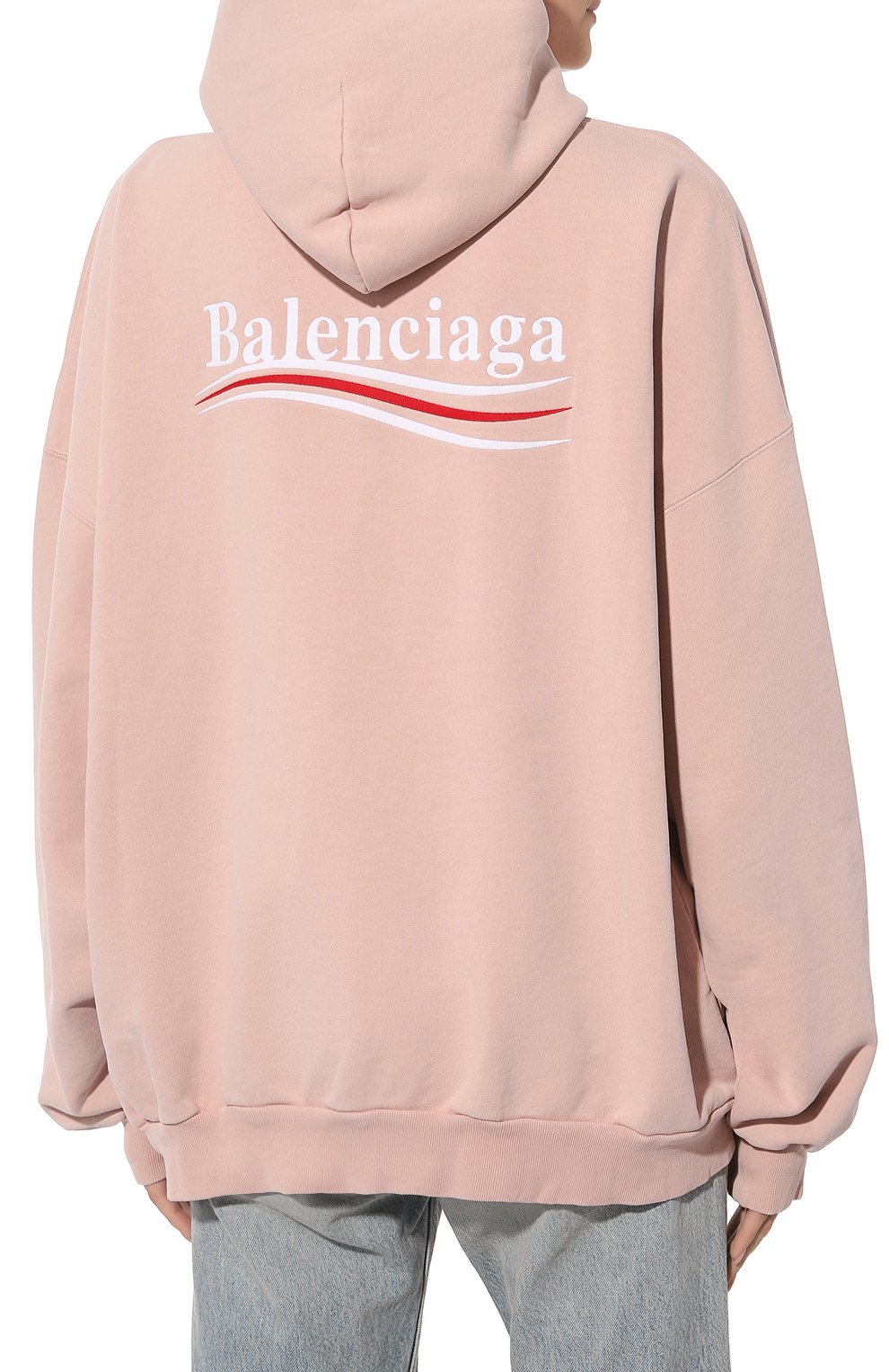 Хлопковое худи BALENCIAGA, арт. 739024/T0VN9, фото 4
