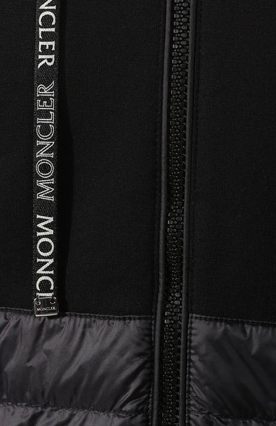 Хлопковая толстовка MONCLER черного цвета по цене 48200 руб., арт. F1-093-8G502-00-V8053, фото 5 Хлопковая толстовка MONCLER, арт. F1-093-8G502-00-V8053, фото 5