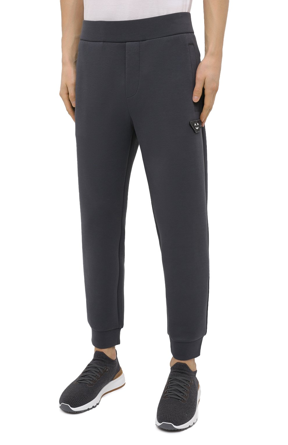 Хлопковые джоггеры EMPORIO ARMANI, арт. 3K1PF6/1JHSZ, фото 3