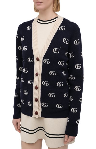 Шерстяной кардиган GUCCI, арт. 650596/XKBSA, фото 3