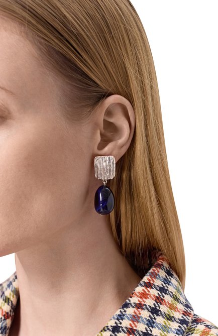 Женские серьги COPINE JEWELRY разноцветного цвета, арт. MISHANAVY | Фото 2 (Нос: Не проставлено; Региональные ограничения белый список (Axapta Mercury): Не проставлено)