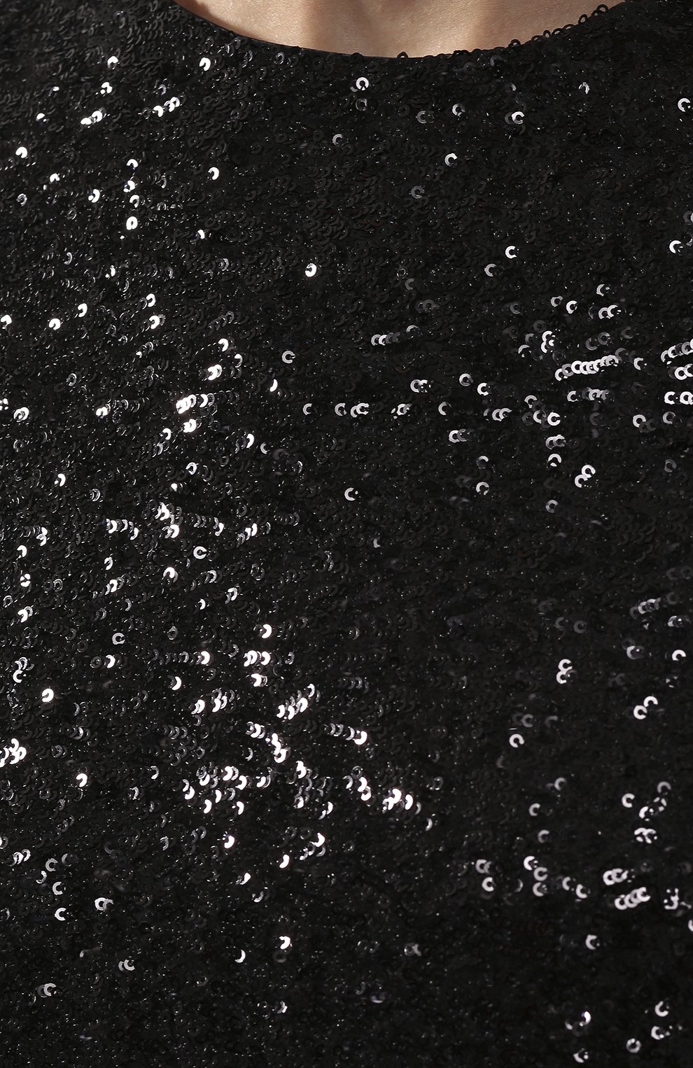Платье с пайетками SAINT LAURENT черного цвета по цене 286000 руб., арт. 582689/Y401V, фото 5 Платье с пайетками SAINT LAURENT, арт. 582689/Y401V, фото 5