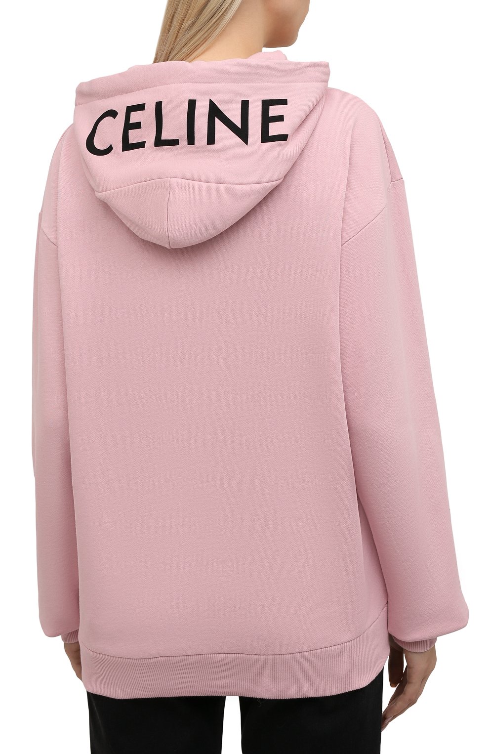 Хлопковое худи CELINE, арт. 2Y529052H, фото 4