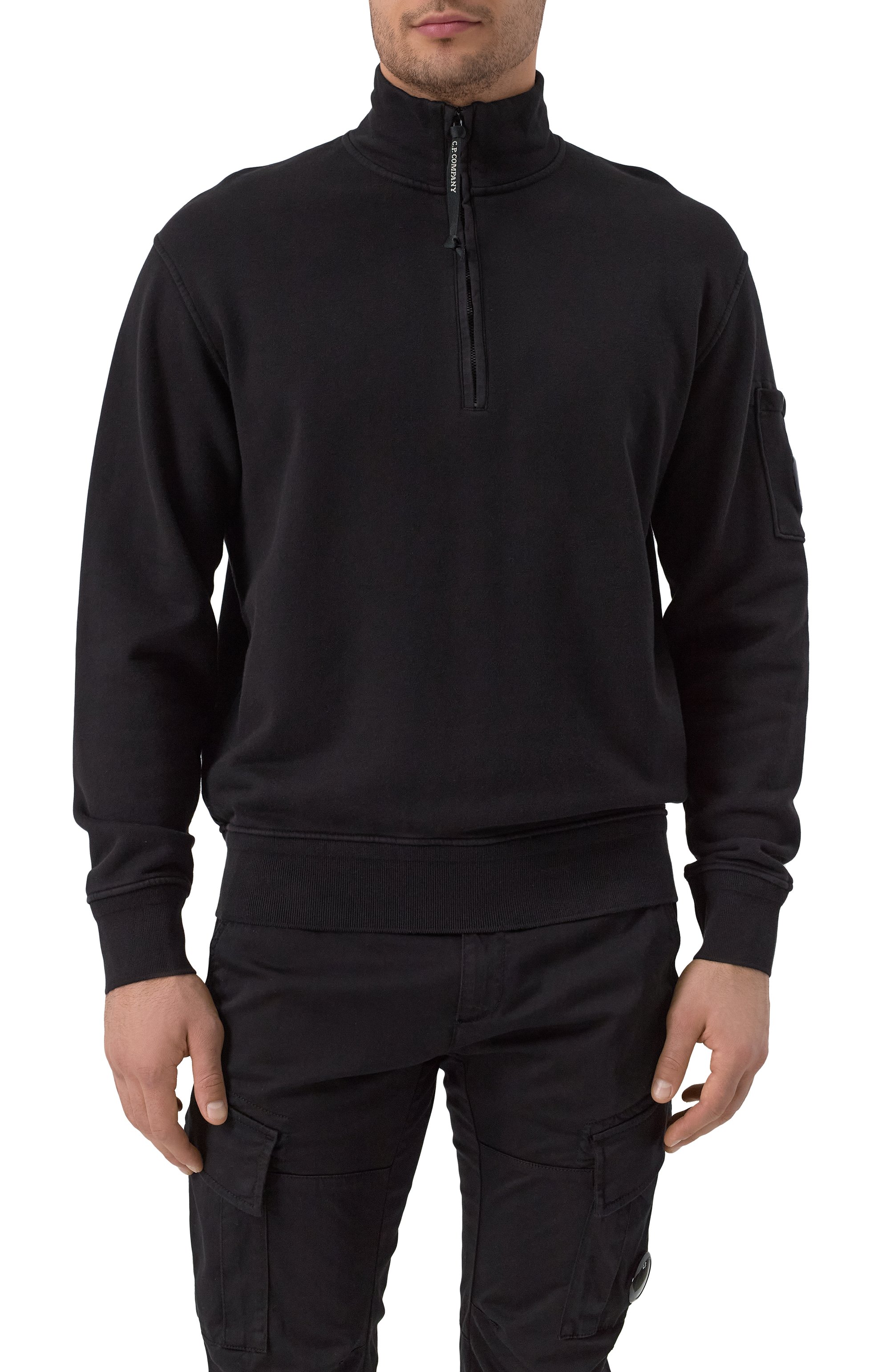 Хлопковый свитшот C.P. COMPANY, арт. 18CMSS125A110044G, фото 3