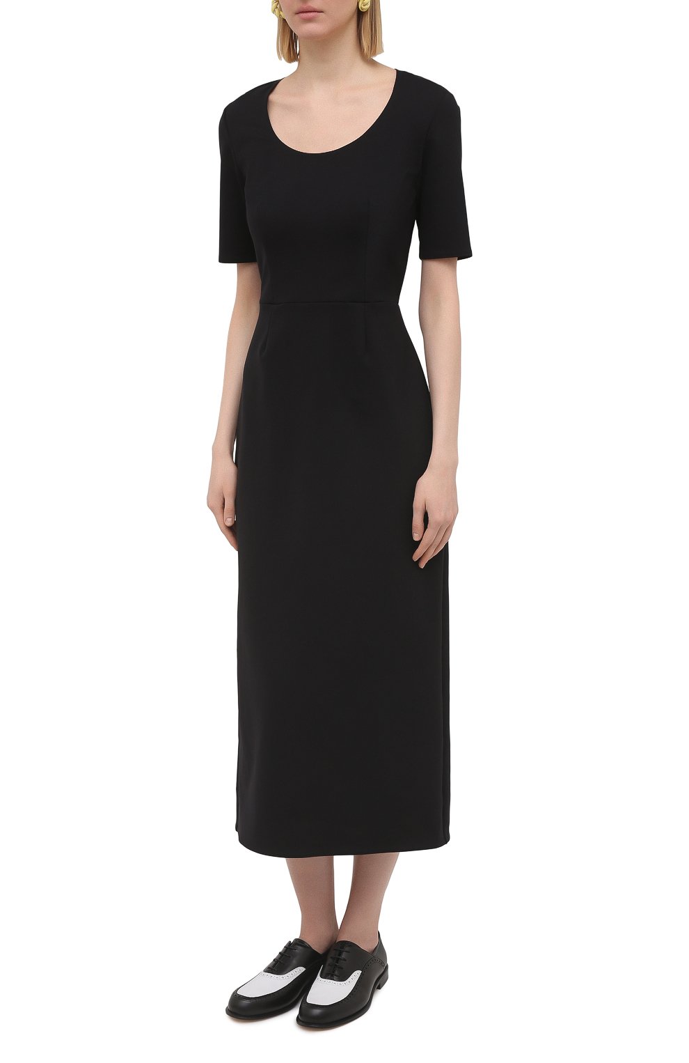 Платье THE ROW черного цвета по цене 97600 руб., арт. 5730K106, фото 3 Платье THE ROW, арт. 5730K106, фото 3