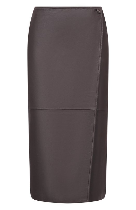 Кожаная юбка Officine Generale W25WLTR554 Коричневый W25WLTR554