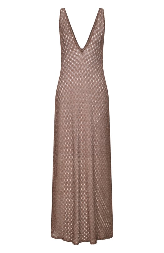 Платье из вискозы Missoni MS26SQ0P/BR014D Коричневый MS26SQ0P/BR014D