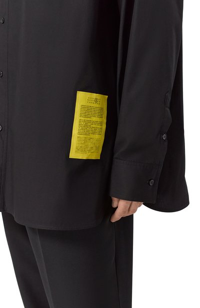 Хлопковая рубашка MM6, арт. SH0DT0034/M35480, фото 5