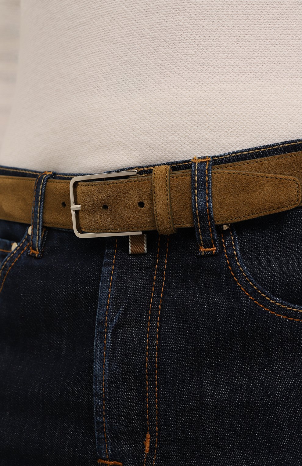 Замшевый ремень CORNELIANI, арт. 94V301-9420822, фото 2