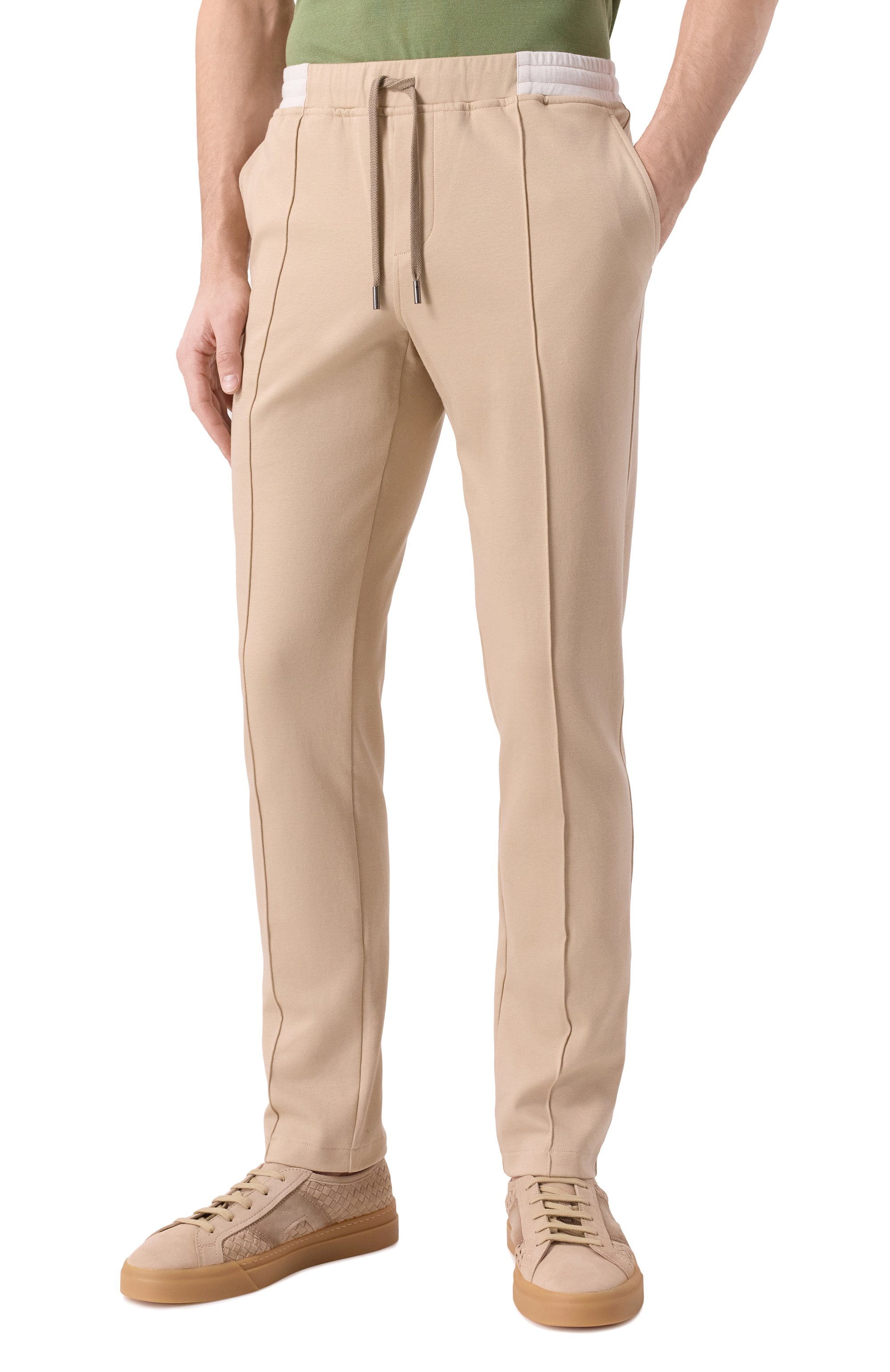 Хлопковые брюки CAPOBIANCO, арт. 18M707.TS00., фото 3