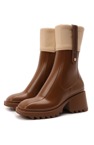 Комбинированные ботильоны betty CHLOÉ, арт. CHC21U450S2, фото 1