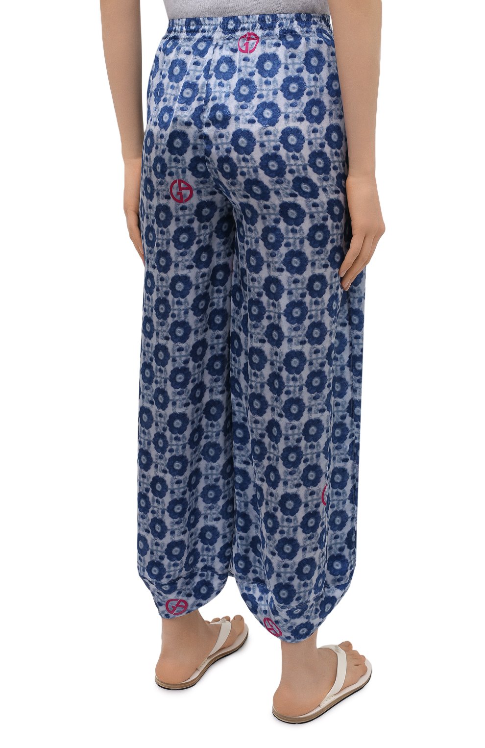 Шелковые брюки GIORGIO ARMANI, арт. 1SHPP0J7/T02PT, фото 4