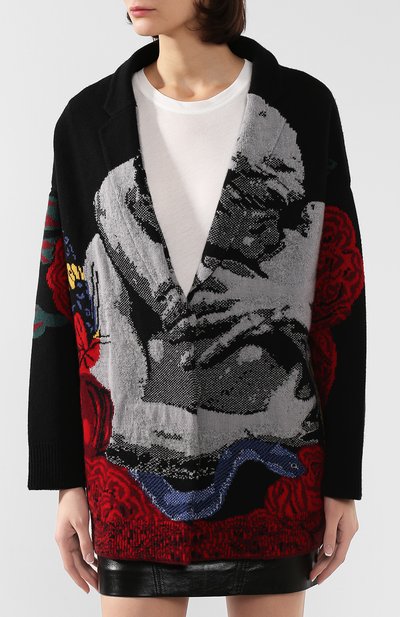 Кардиган из смеси шерсти и кашемира VALENTINO, арт. SB0KV1J94YR, фото 3