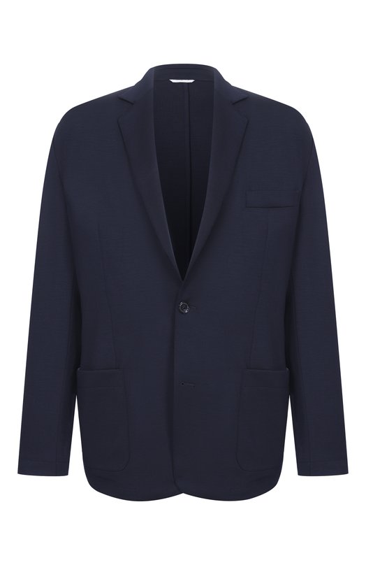 Шерстяной пиджак Marco Pescarolo GI0VE/53Y19 Синий GI0VE/53Y19