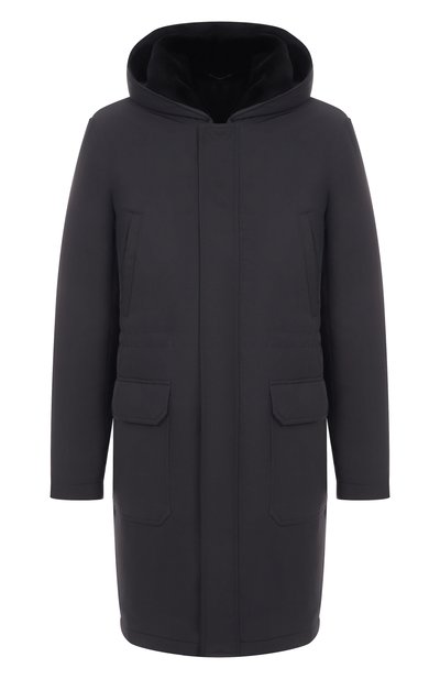 Мужская парка из с подкладкой из меха норки MVST, арт. FTEKB-ES4000-2V/GR1650