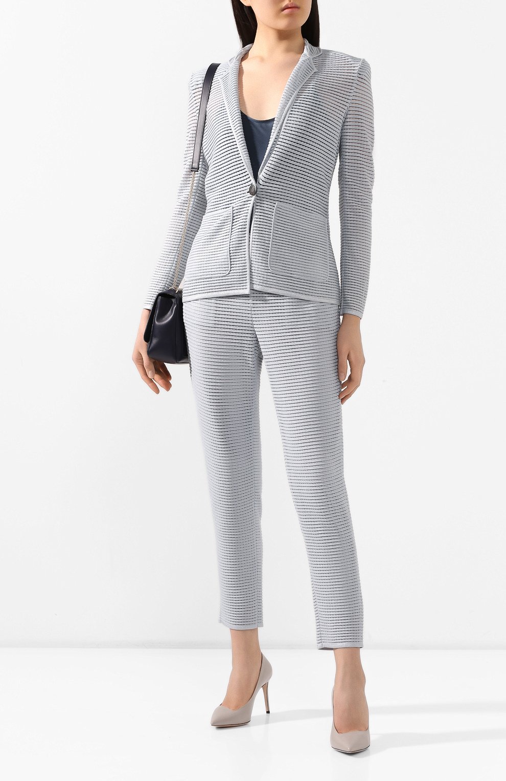 Жакет из вискозы GIORGIO ARMANI, арт. 3HAG13/AM54Z, фото 2