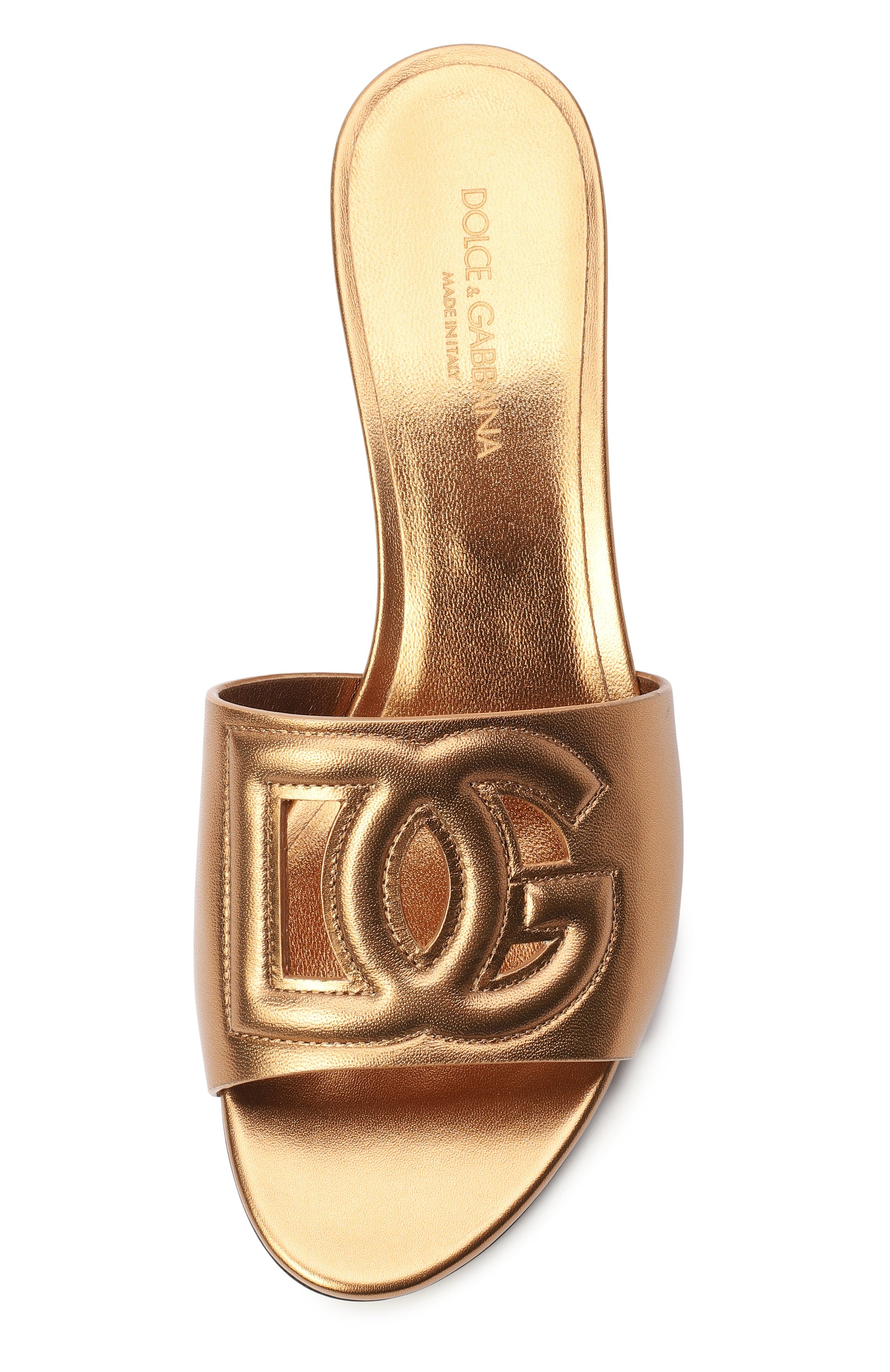 Кожаные мюли bianca 40 DOLCE & GABBANA, арт. CR1755/A5837, фото 6