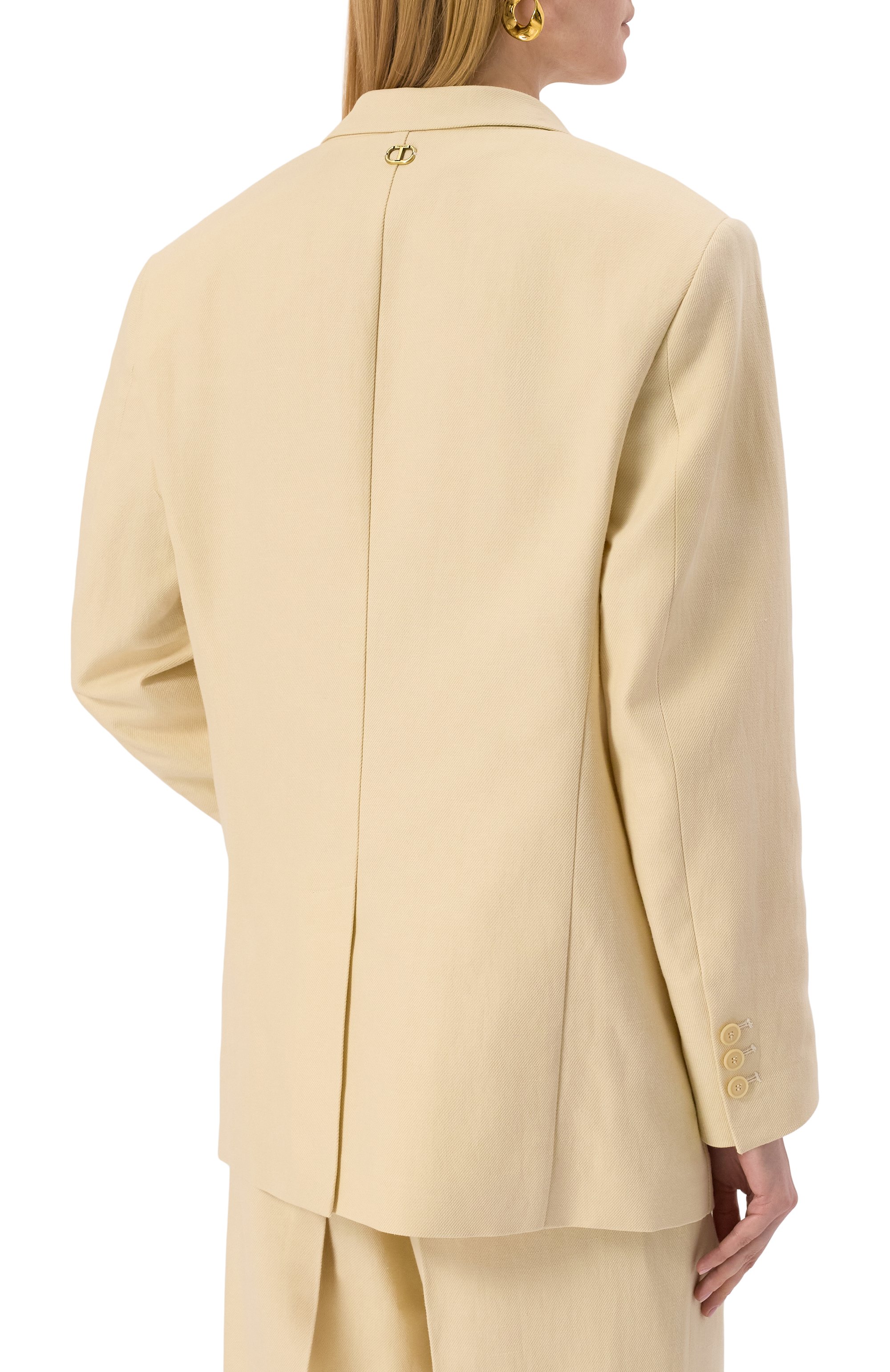 Жакет из хлопка и льна TWINSET, арт. 251TP2760, фото 4