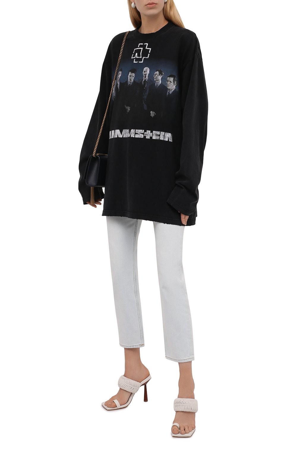 Хлопковый лонгслив balenciaga x rammstein BALENCIAGA, арт. 651796/TLV51, фото 5