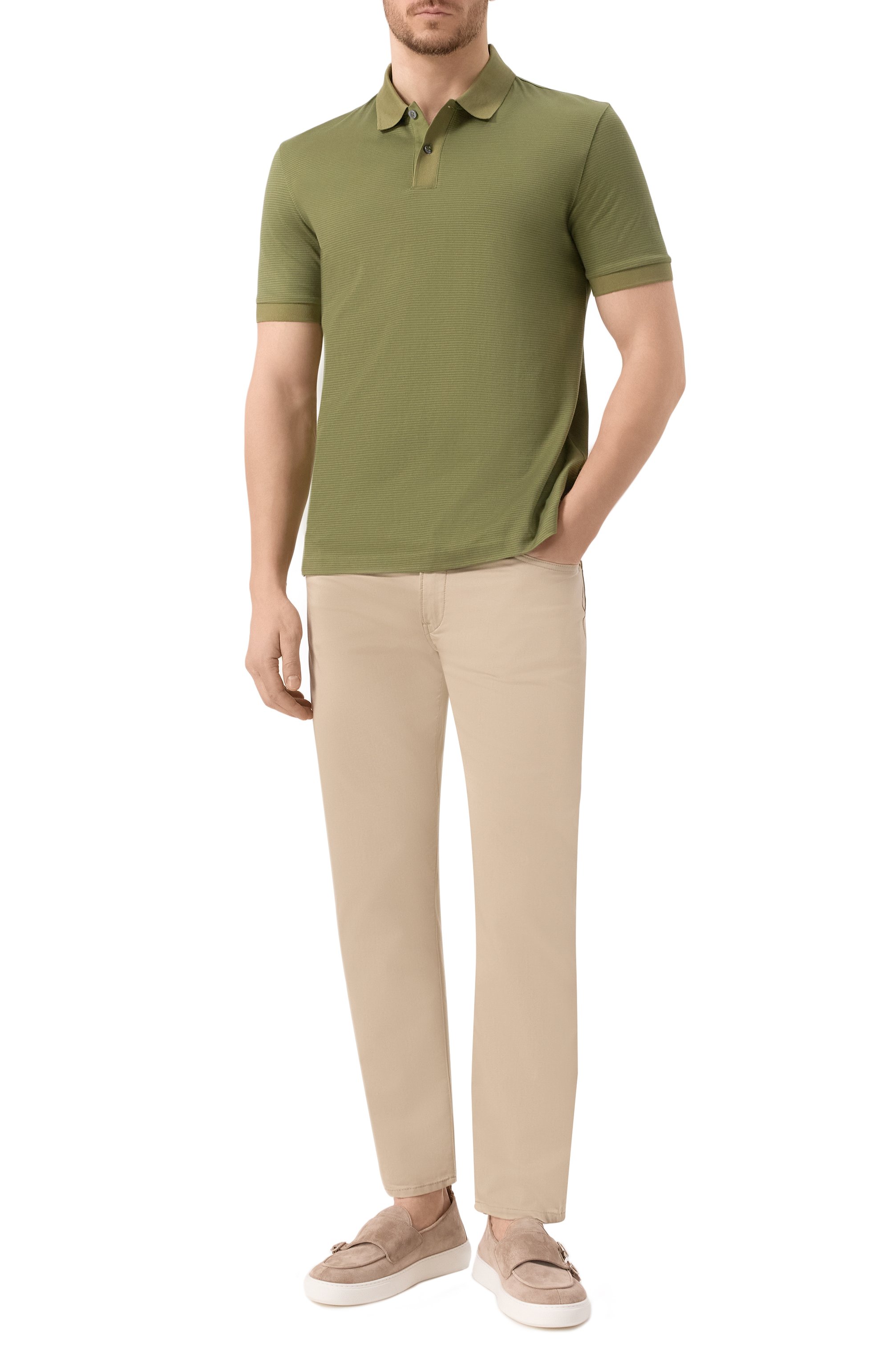 Хлопковые брюки BOSS, арт. 50540048, фото 2