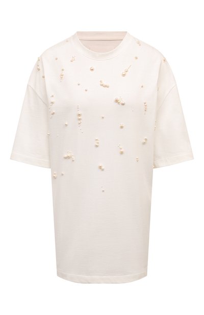 Женская хлопковая футболка JIL SANDER, арт. J02GC0123/J20035