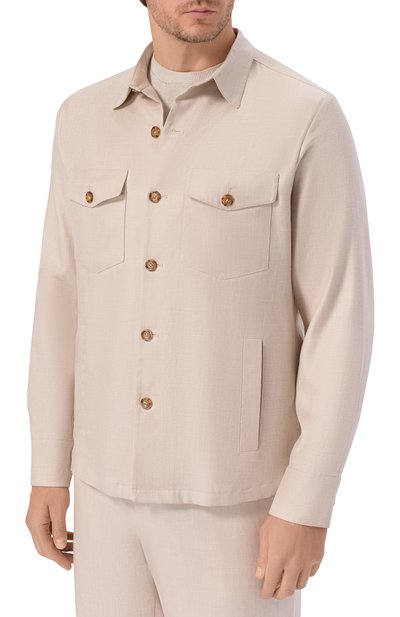 Рубашка из кашемира и шелка COLOMBO, арт. CM00379/77541-10, фото 3