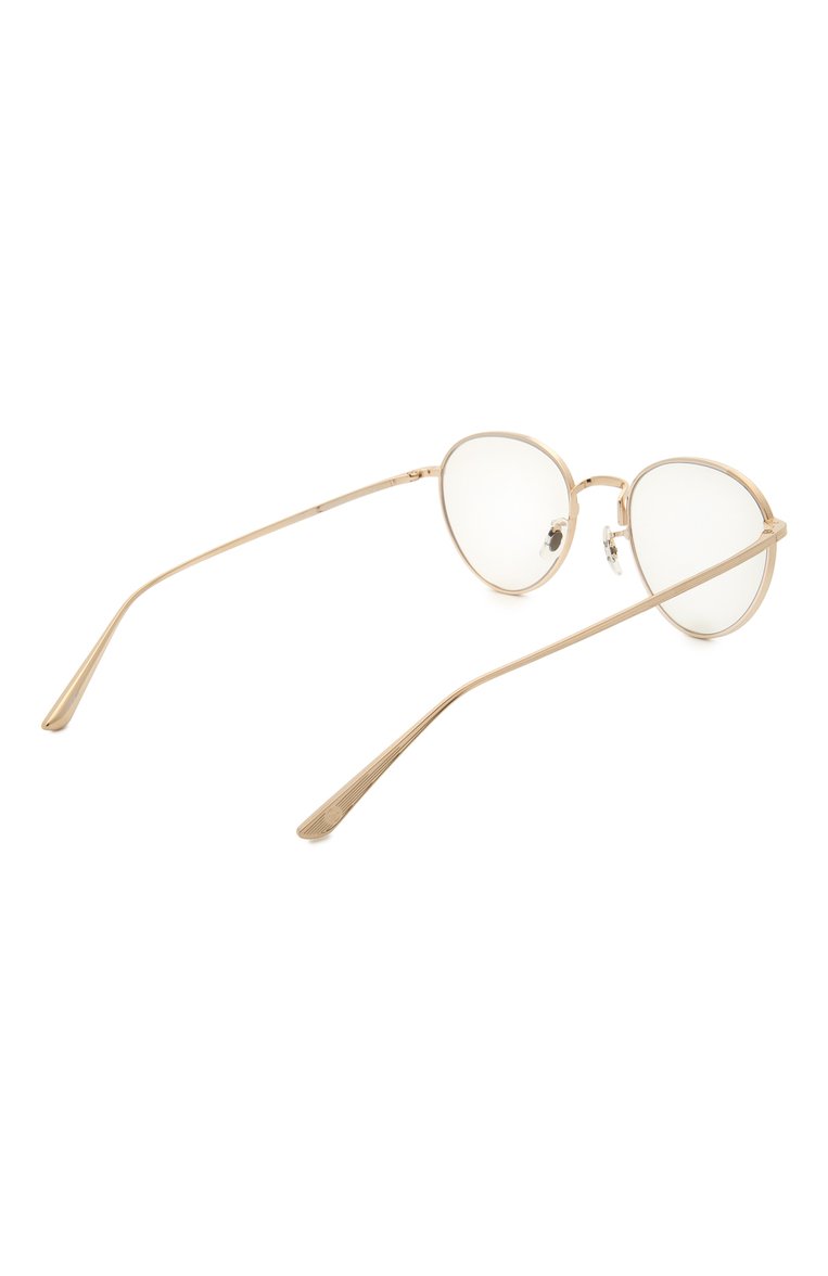 Женские солнцезащитные очки OLIVER PEOPLES золотого цвета, арт. 1231ST-52991W | Фото 5 (Тип очков: С/з; Региональные ограничения белый список (Axapta Mercury): RU, Не проставлено; Кросс-КТ: С/з-унисекс; Нос: Не проставлено; Материал: Мета�лл; Очки форма: Круглые; Оптика Гендер: оптика-унисекс)