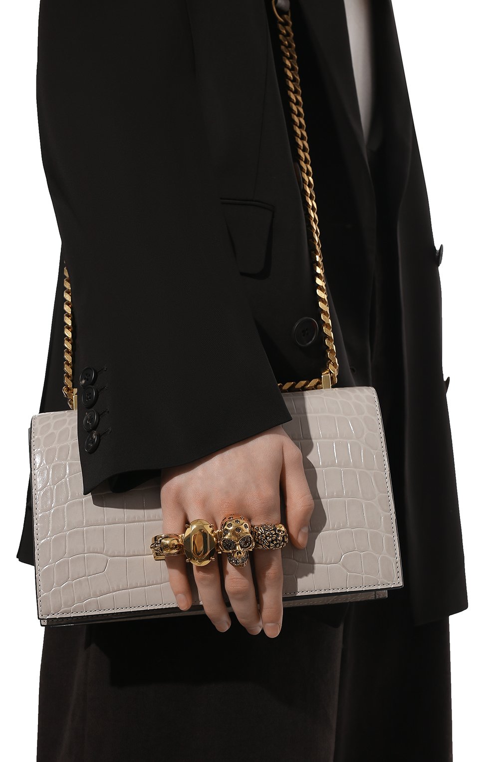 Сумка knuckle ALEXANDER MCQUEEN, арт. 554128/1HB00, фото 7