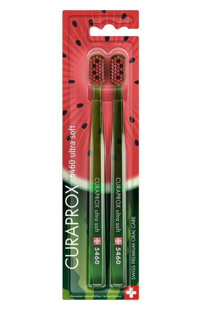 Набор зубных щеток ultrasoft d 0,10 мм duo watermelon (2 шт.) CURAPROX, арт. 7612412431803, фото 1