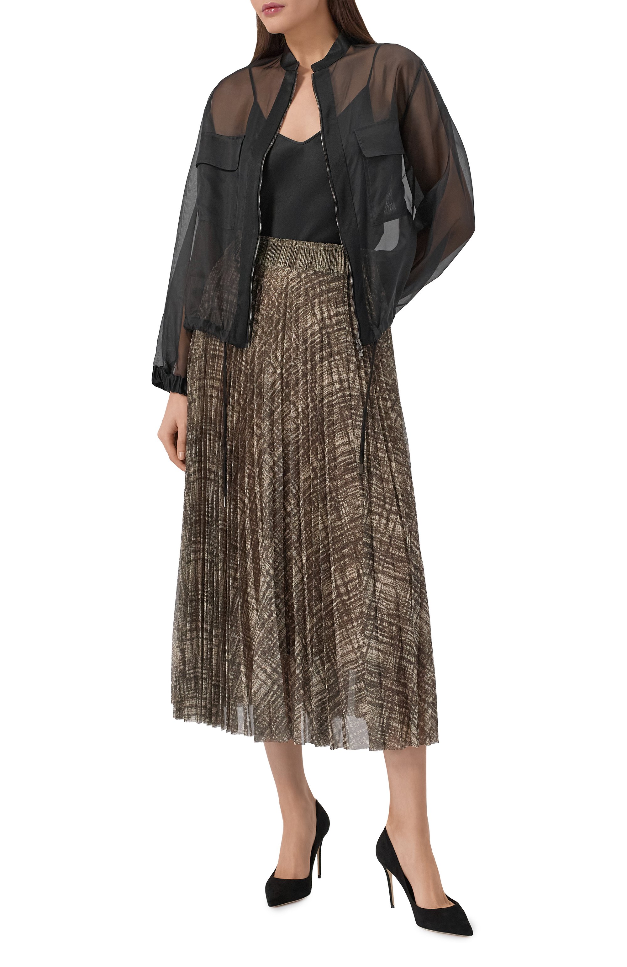 Шелковый бомбер ANTONELLI FIRENZE, арт. N3658/256, фото 2