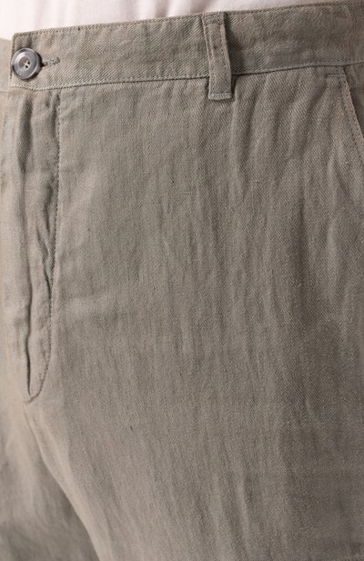 Льняные брюки-карго 120% LINO, арт. 32ALIM29DX/D943/000, фото 5