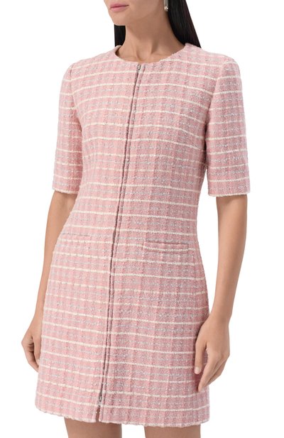 Твидовое платье MVST светло-розового цвета по цене 259500 руб., арт. H171/3056, фото 3 Твидовое платье MVST, арт. H171/3056, фото 3