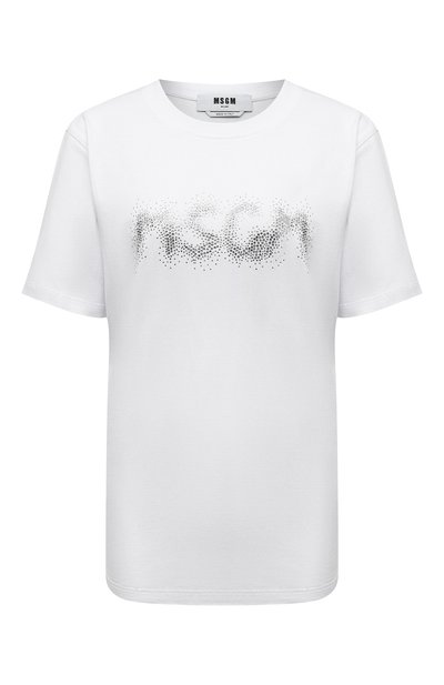 Женская хлопковая футболка MSGM, арт. 3341MDM107 227798