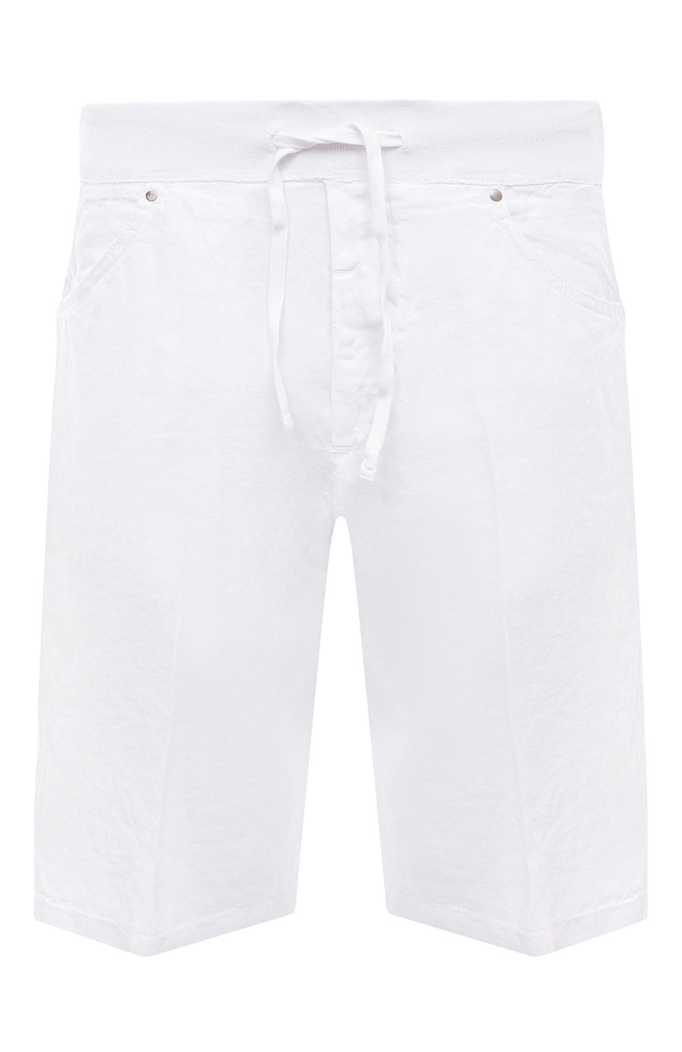 Льняные шорты 120% LINO белого цвета по цене 26350 руб., арт. Y0M2120/0000253/000, фото 1 Льняные шорты 120% LINO, арт. Y0M2120/0000253/000, фото 1