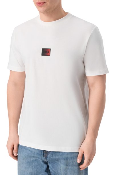 Хлопковая футболка HUGO, арт. 50553124, фото 3