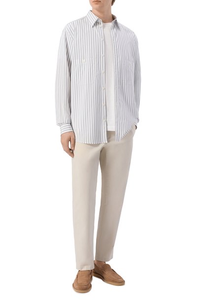 Хлопковая рубашка DOLCE & GABBANA, арт. G50C7T/FR5Z6, фото 2