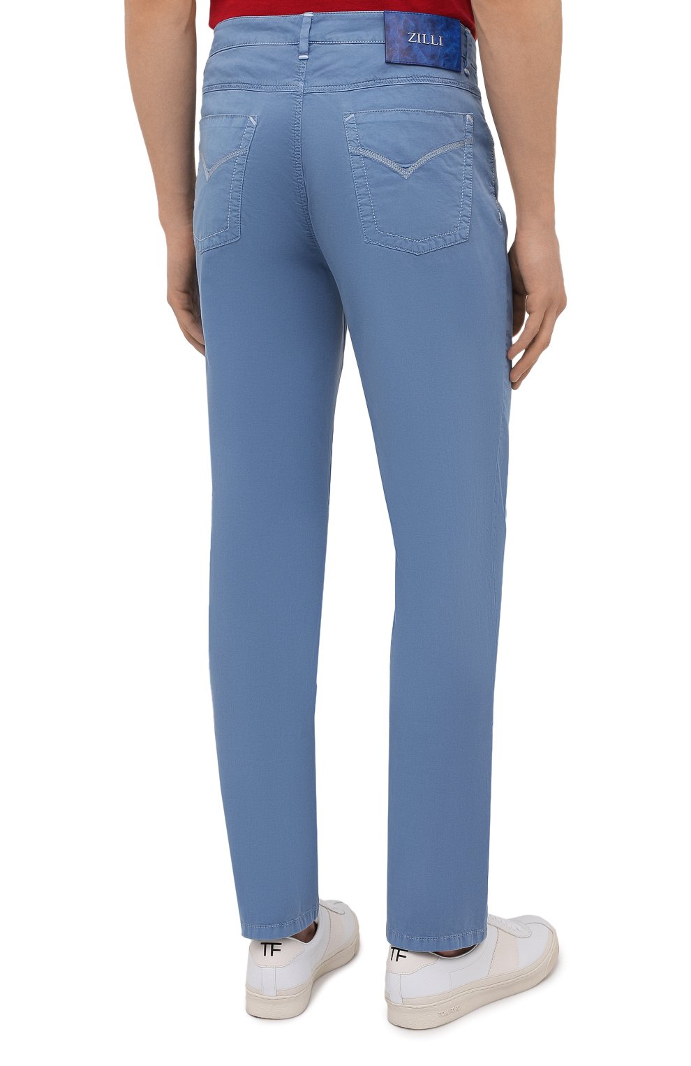 Брюки из хлопка и шелка ZILLI, арт. M0V-D0120-C0L01/S001, фото 4