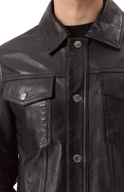 Кожаная куртка JACOB LEE, арт. MLJ010SS25B, фото 5