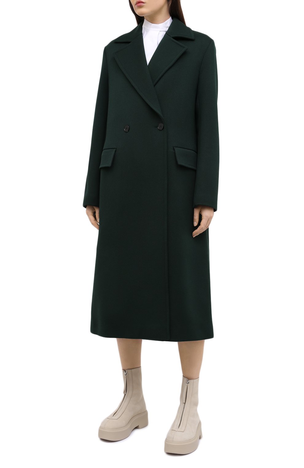 Шерстяное пальто JIL SANDER, арт. JSPR121424-WR210500, фото 3