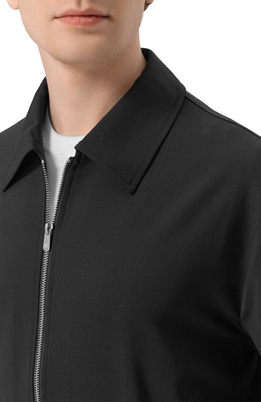 Шерстяная куртка Marco Pescarolo QUARANTUN0/5316 Чёрный  QUARANTUN0/5316 Фото 5