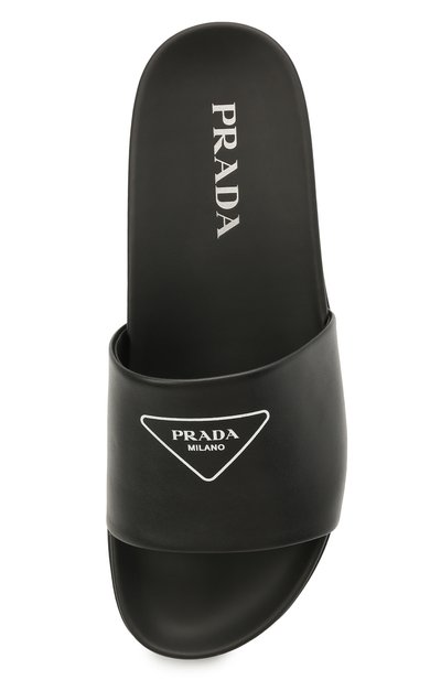 Кожаные шлепанцы PRADA, арт. 2X3060-A21-F0002, фото 5